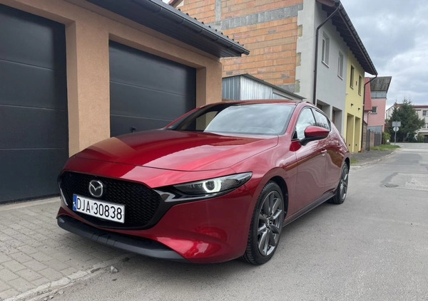 Mazda 3 cena 85900 przebieg: 47000, rok produkcji 2019 z Jawor małe 121